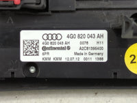2012-2015 Audi A6 Climate Control Module Temperature AC/Heater Replacement P/N:4G0820043AH A2C81395400 Fits OEM Used Auto Pa