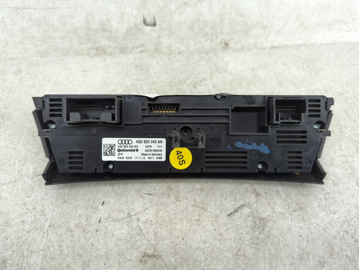 2012-2015 Audi A6 Climate Control Module Temperature AC/Heater Replacement P/N:4G0 820 043 AH Fits Fits 2012 2013 2014 2015 