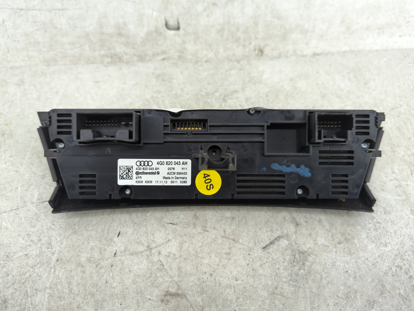 2012-2015 Audi A6 Climate Control Module Temperature AC/Heater Replacement P/N:4G0 820 043 AH Fits Fits 2012 2013 2014 2015 