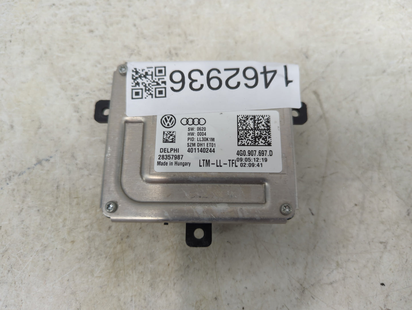 2013-2013 Audi A6 Headlight Ballast Head Light 1462936 - Oemusedautoparts1.com
