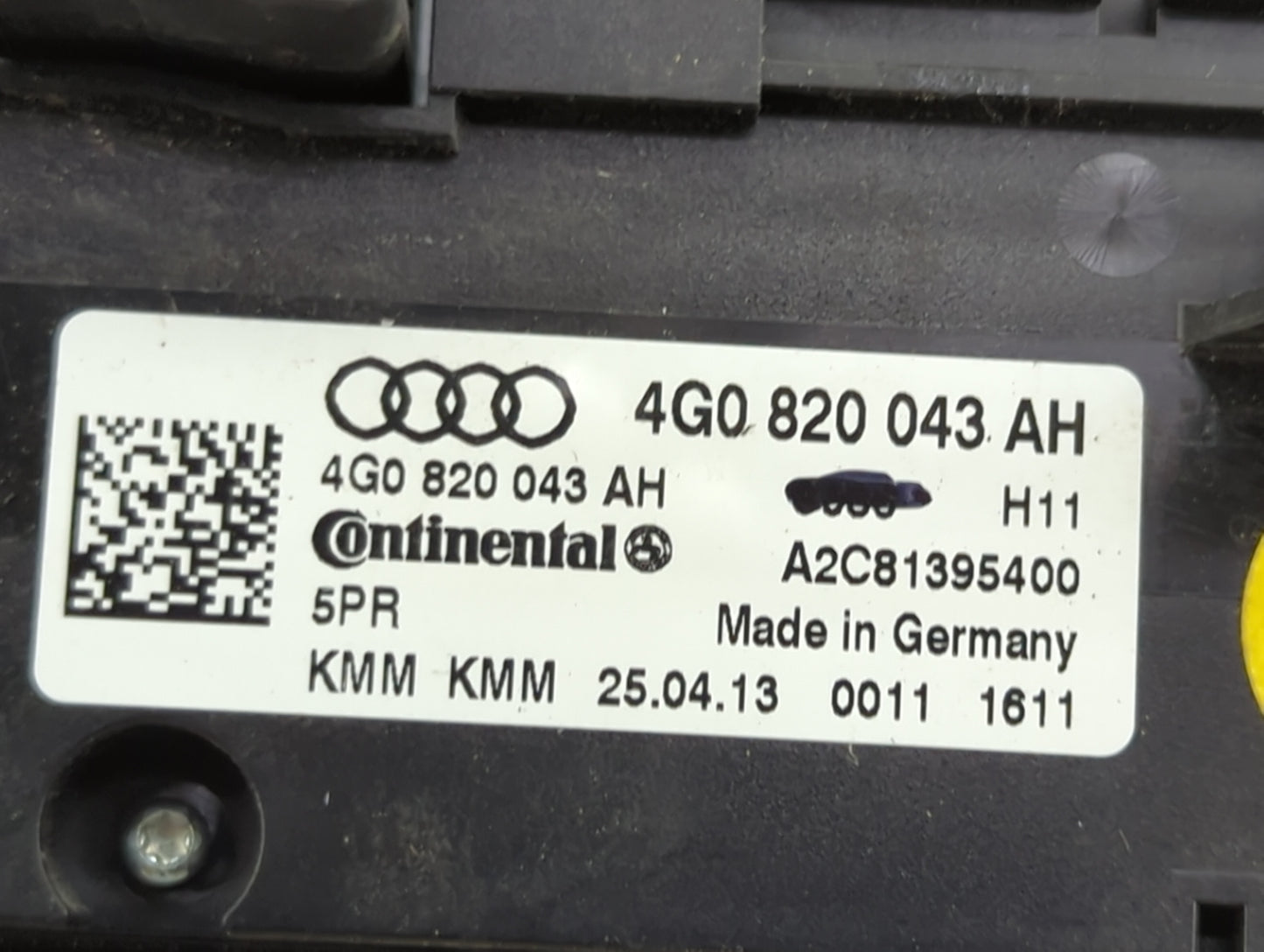 2014-2017 Audi A6 Climate Control Module Temperature AC/Heater Replacement P/N:4G0820043AH A2C81395400 Fits OEM Used Auto Pa