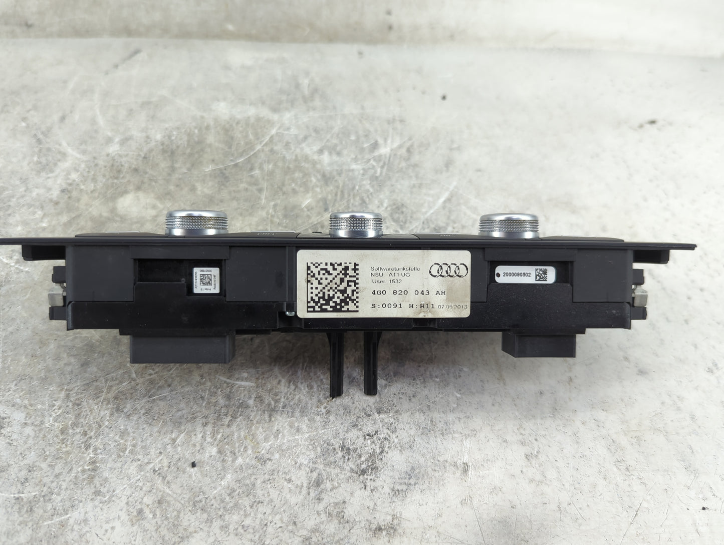 2014-2017 Audi A6 Climate Control Module Temperature AC/Heater Replacement P/N:4G0820043AH A2C81395400 Fits OEM Used Auto Pa
