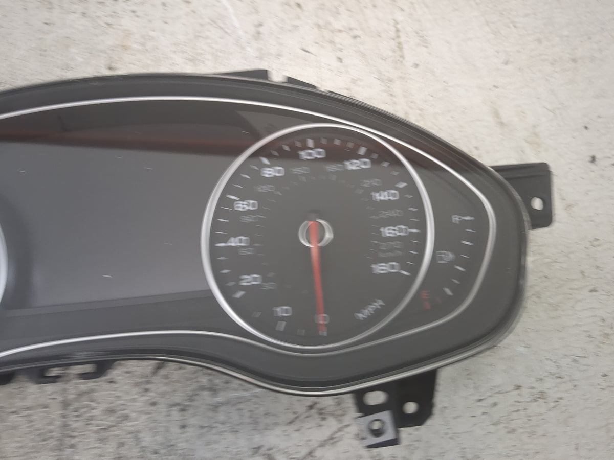 2012-2015 Audi A6 Instrument Cluster Speedometer Gauges P/N:4G8920983E 0263672158 Miles: Fits Fits 2012 2013 2014 2015 OEM U