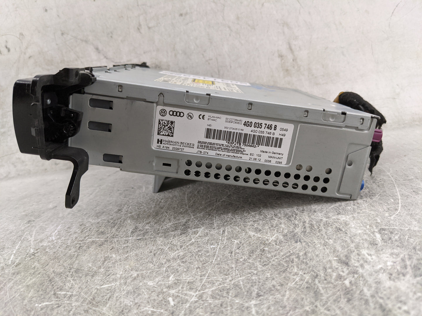 2012-2015 Audi A6 Multi Media Audio Radio Receiver Player Oem 5031425 - Oemusedautoparts1.com