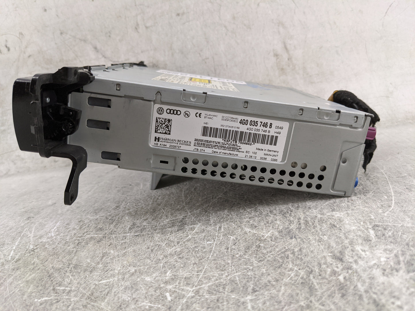 2012-2015 Audi A6 Multi Media Audio Radio Receiver Player Oem 5031425 - Oemusedautoparts1.com