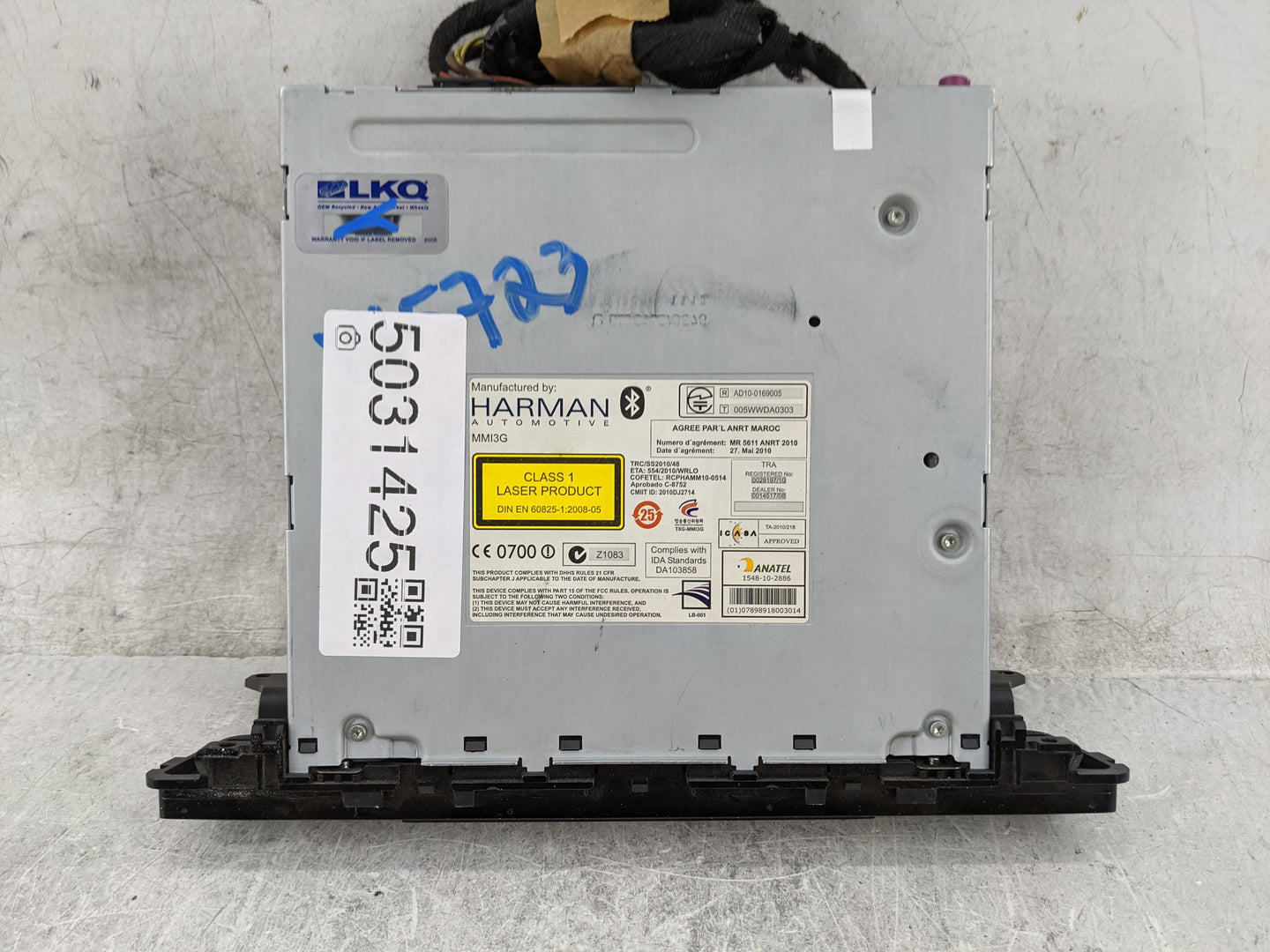 2012-2015 Audi A6 Multi Media Audio Radio Receiver Player Oem 5031425 - Oemusedautoparts1.com