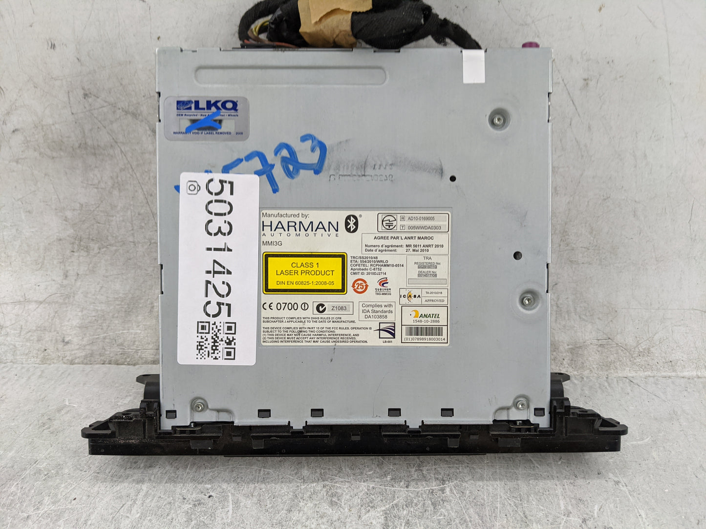 2012-2015 Audi A6 Multi Media Audio Radio Receiver Player Oem 5031425 - Oemusedautoparts1.com