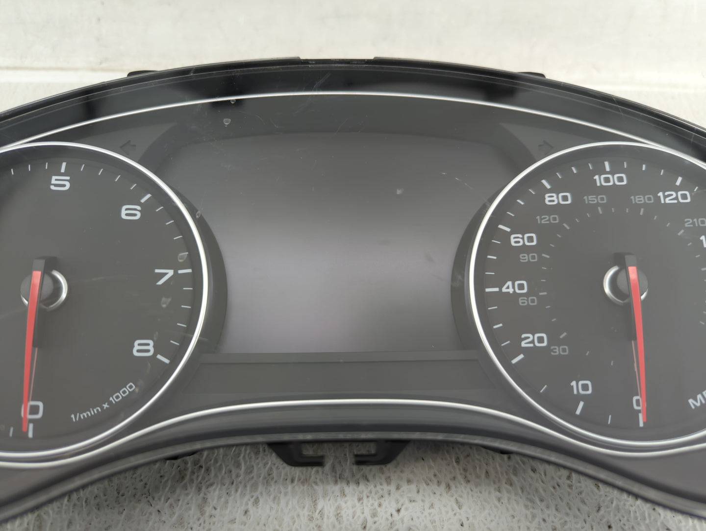 2012-2015 Audi A6 Instrument Cluster Speedometer Gauges P/N:4GB 920 983 E Fits Fits 2012 2013 2014 2015 OEM Used Auto Parts 