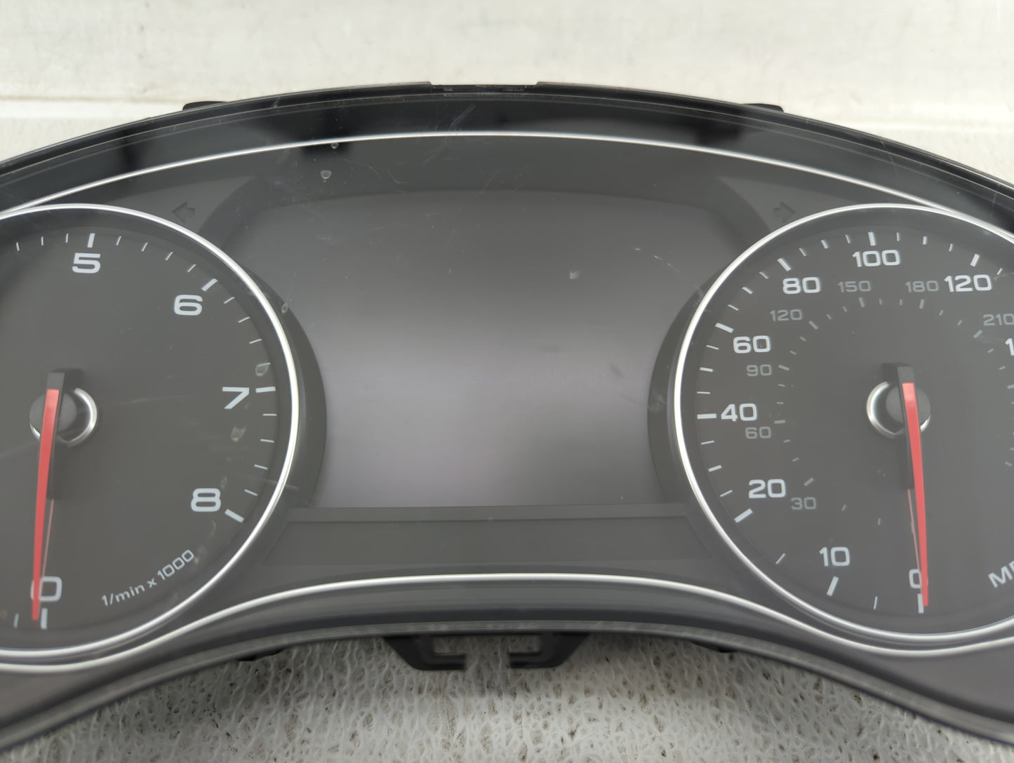 2012-2015 Audi A6 Instrument Cluster Speedometer Gauges P/N:4GB 920 983 E Fits Fits 2012 2013 2014 2015 OEM Used Auto Parts 