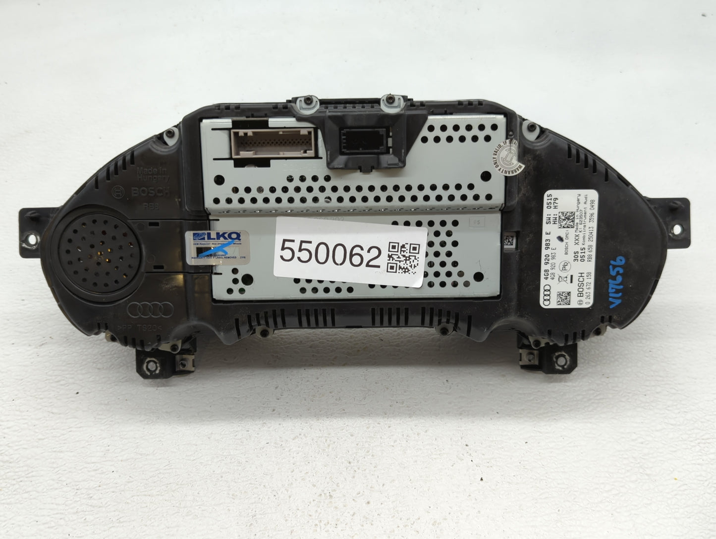 2012-2015 Audi A6 Instrument Cluster Speedometer Gauges P/N:4GB 920 983 E Fits Fits 2012 2013 2014 2015 OEM Used Auto Parts 