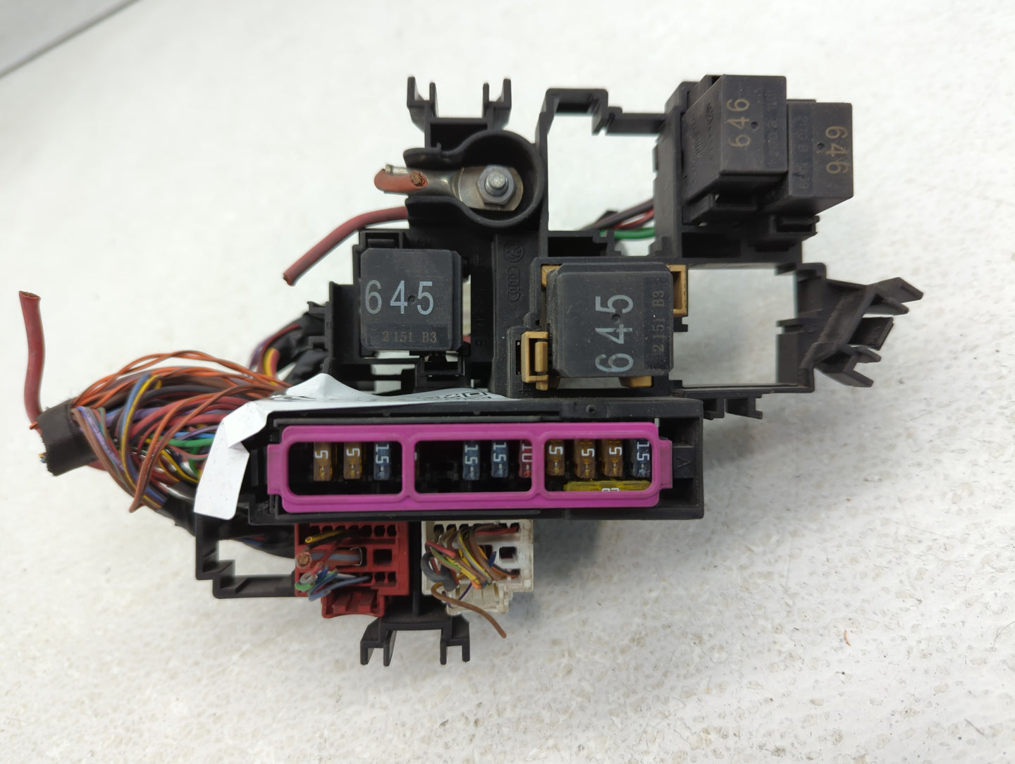 2012-2018 Audi A6 Fusebox Fuse Box Panel Relay Module P/N:PA66-GF Fits Fits 2011 2012 2013 2014 2015 2016 2017 2018 OEM Used