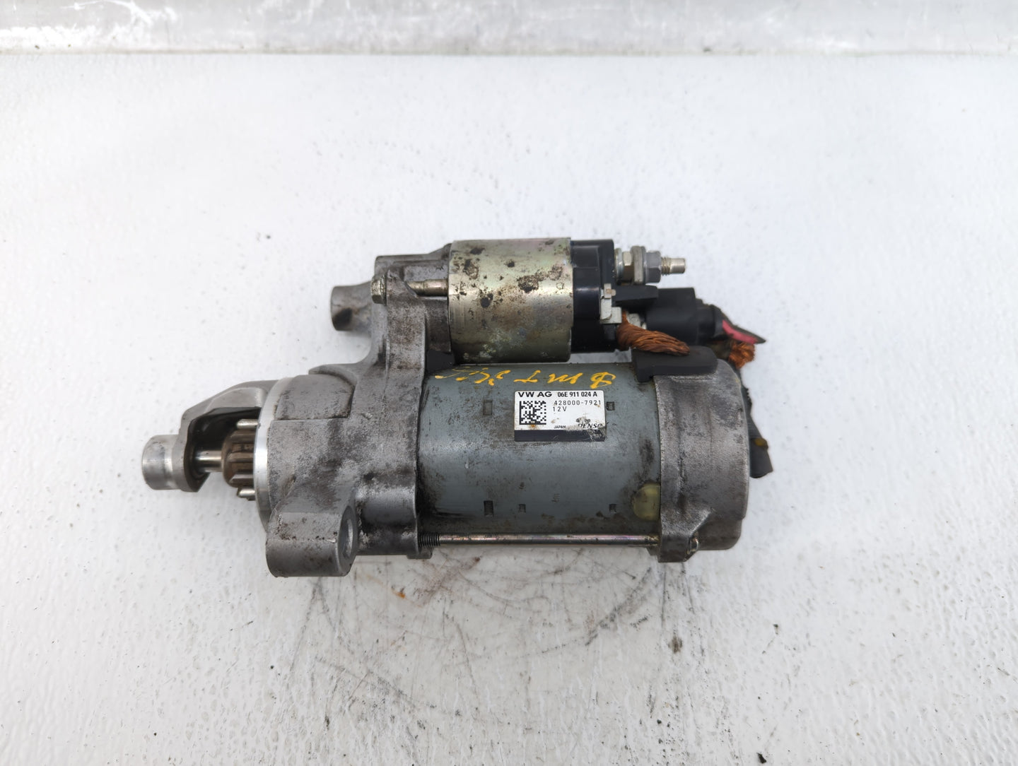 2012-2015 Audi A6 Car Starter Motor Solenoid OEM P/N:06E 911 024 A Fits Fits 2012 2013 2014 2015 OEM Used Auto Parts - Oemus