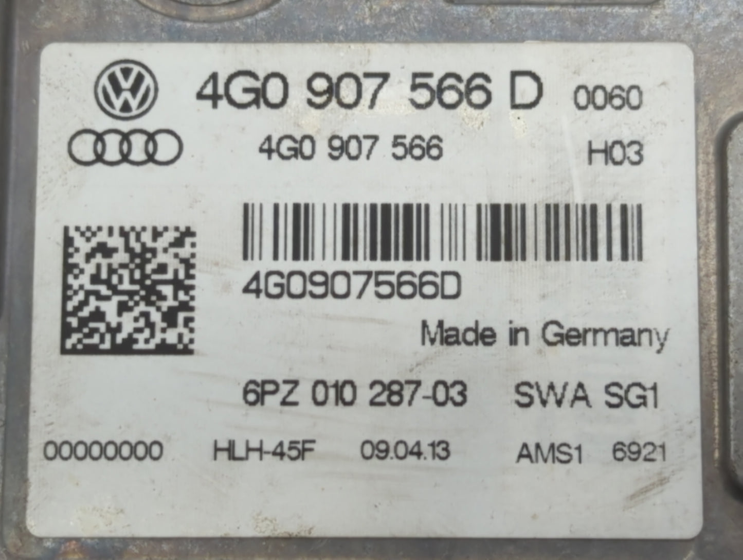 2012-2015 Audi A6 Chassis Control Module Ccm Bcm Body Control - Oemusedautoparts1.com