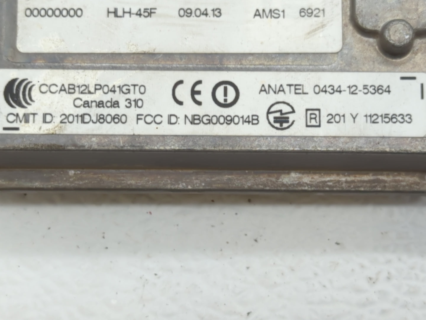 2012-2015 Audi A6 Chassis Control Module Ccm Bcm Body Control - Oemusedautoparts1.com