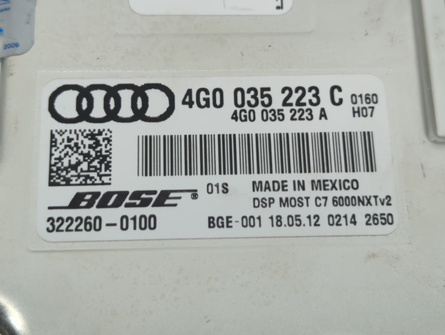 2012-2014 Audi A6 Am Fm Cd Player Radio Receiver - Oemusedautoparts1.com