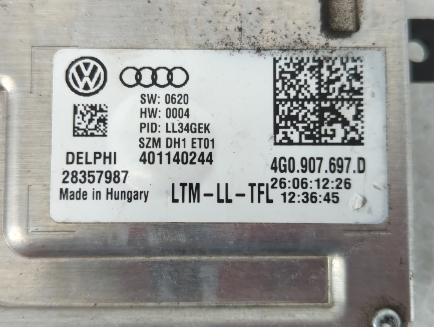 2013-2013 Audi A6 Headlight Ballast Head Light - Oemusedautoparts1.com