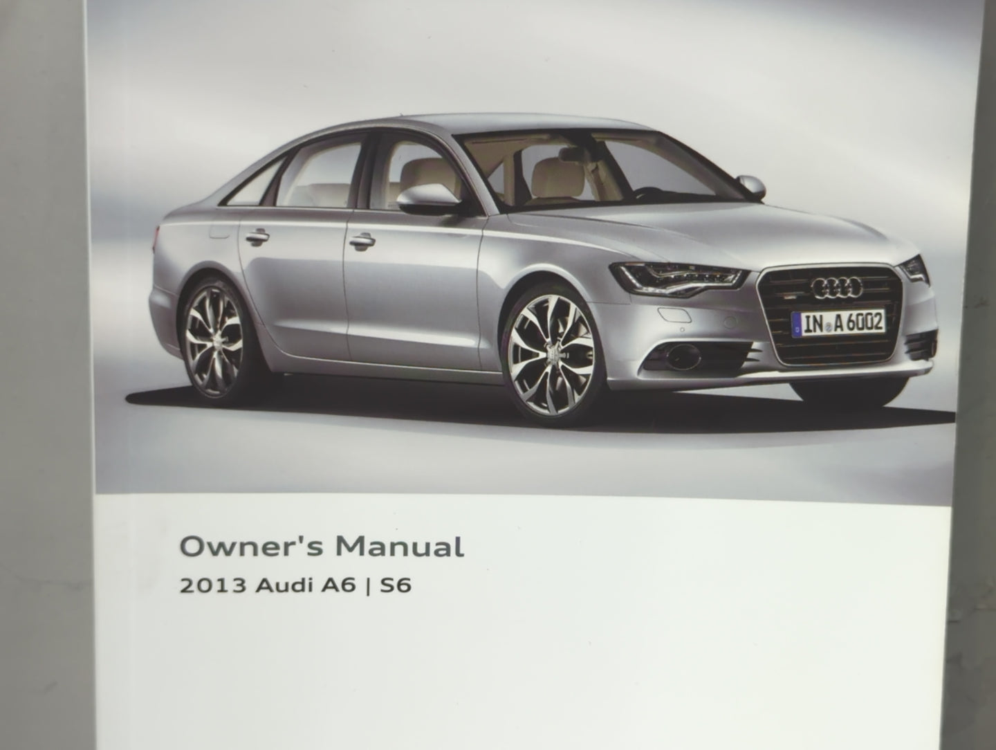 2013 Audi A6 Owners Manual Book Guide OEM Used Auto Parts - Oemusedautoparts1.com