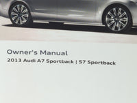 2013 Audi A7 Owners Manual Book Guide P/N:1325614GA23 OEM Used Auto Parts - Oemusedautoparts1.com