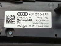 2012-2013 Audi A7 Climate Control Module Temperature AC/Heater Replacement P/N:4G0820043AF A2C81395700 Fits Fits 2012 2013 O