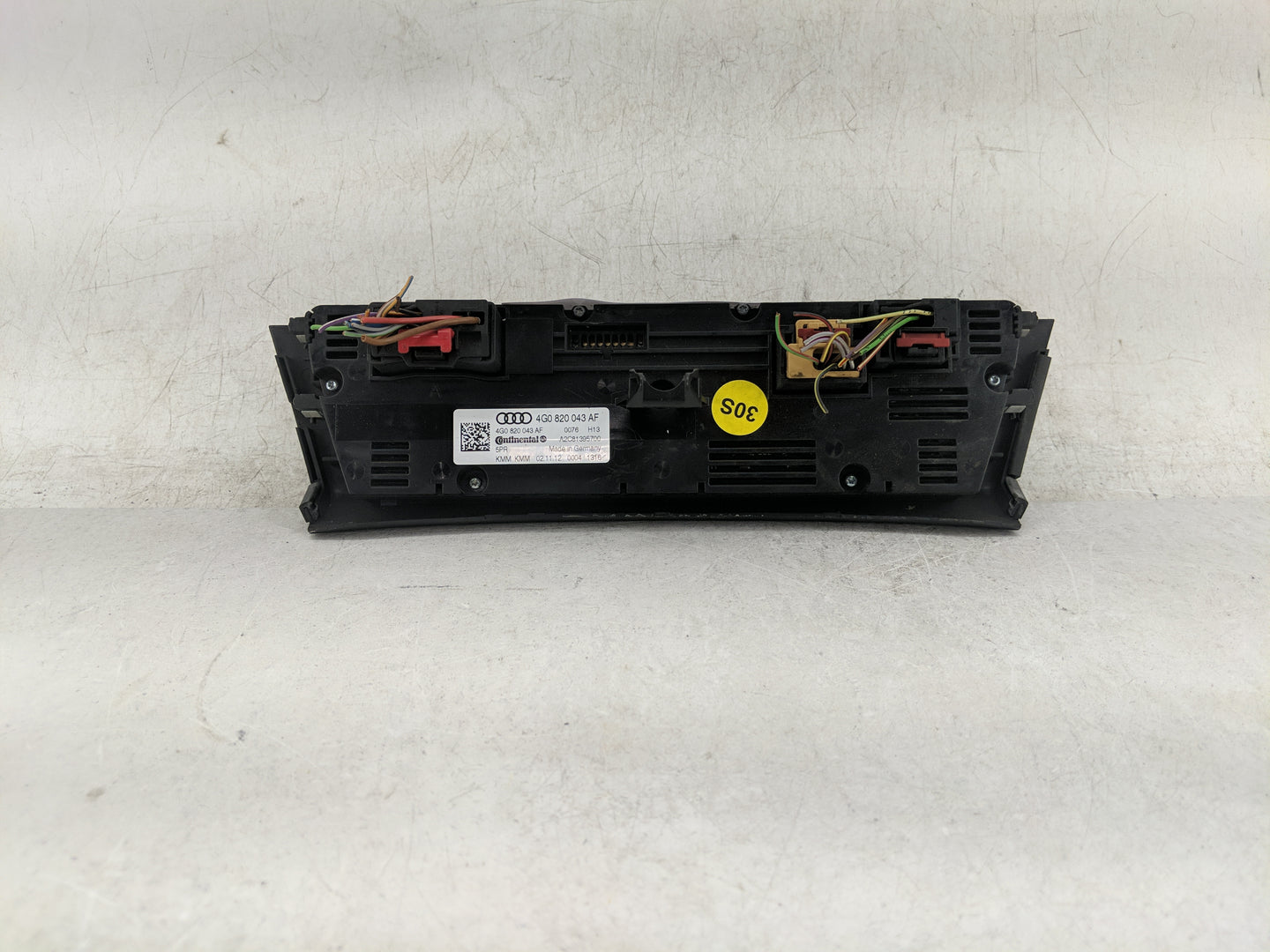 2012-2013 Audi A7 Climate Control Module Temperature AC/Heater Replacement P/N:4G0820043AF A2C81395700 Fits Fits 2012 2013 O