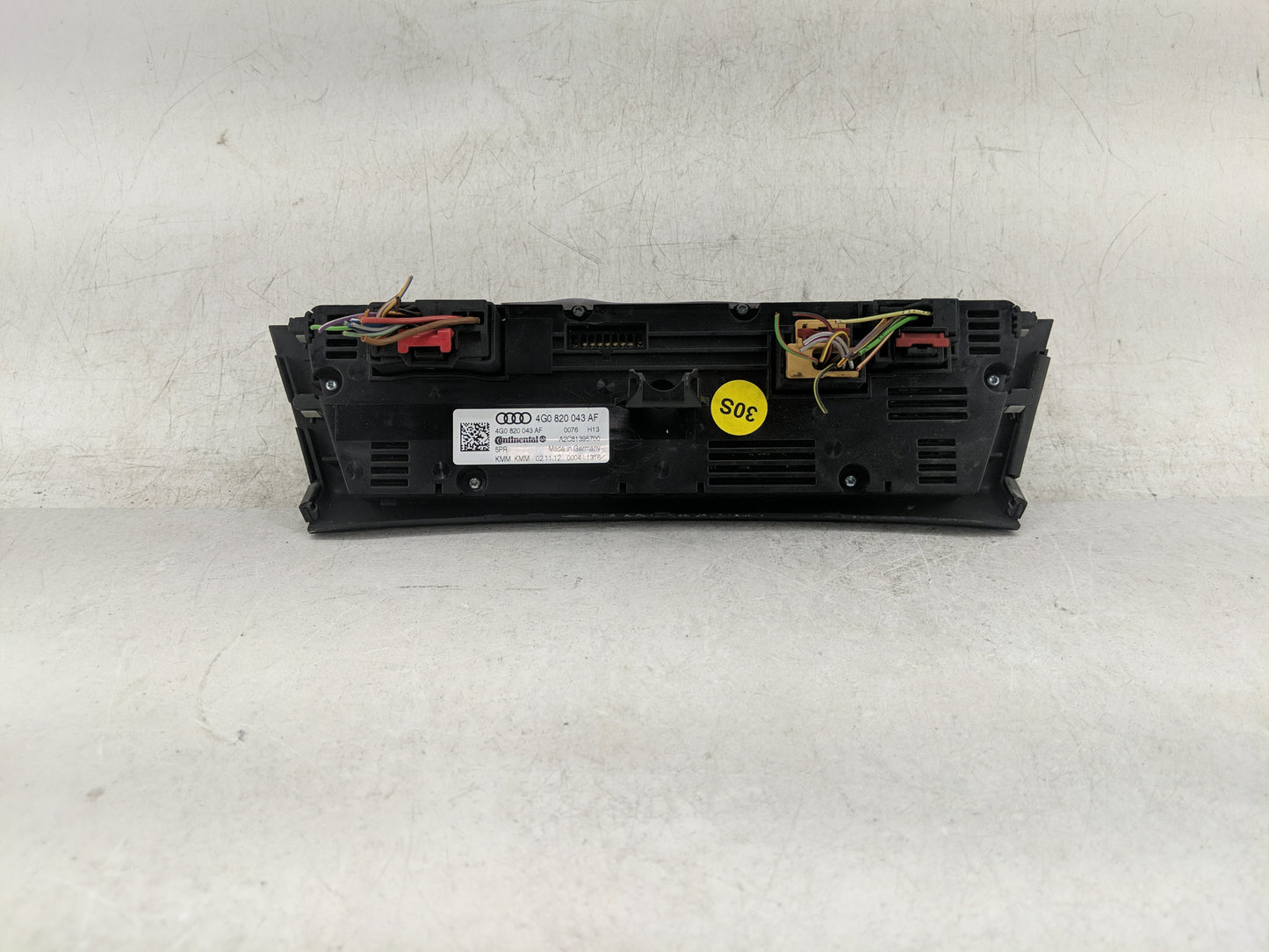 2012-2013 Audi A7 Climate Control Module Temperature AC/Heater Replacement P/N:4G0820043AF A2C81395700 Fits Fits 2012 2013 O