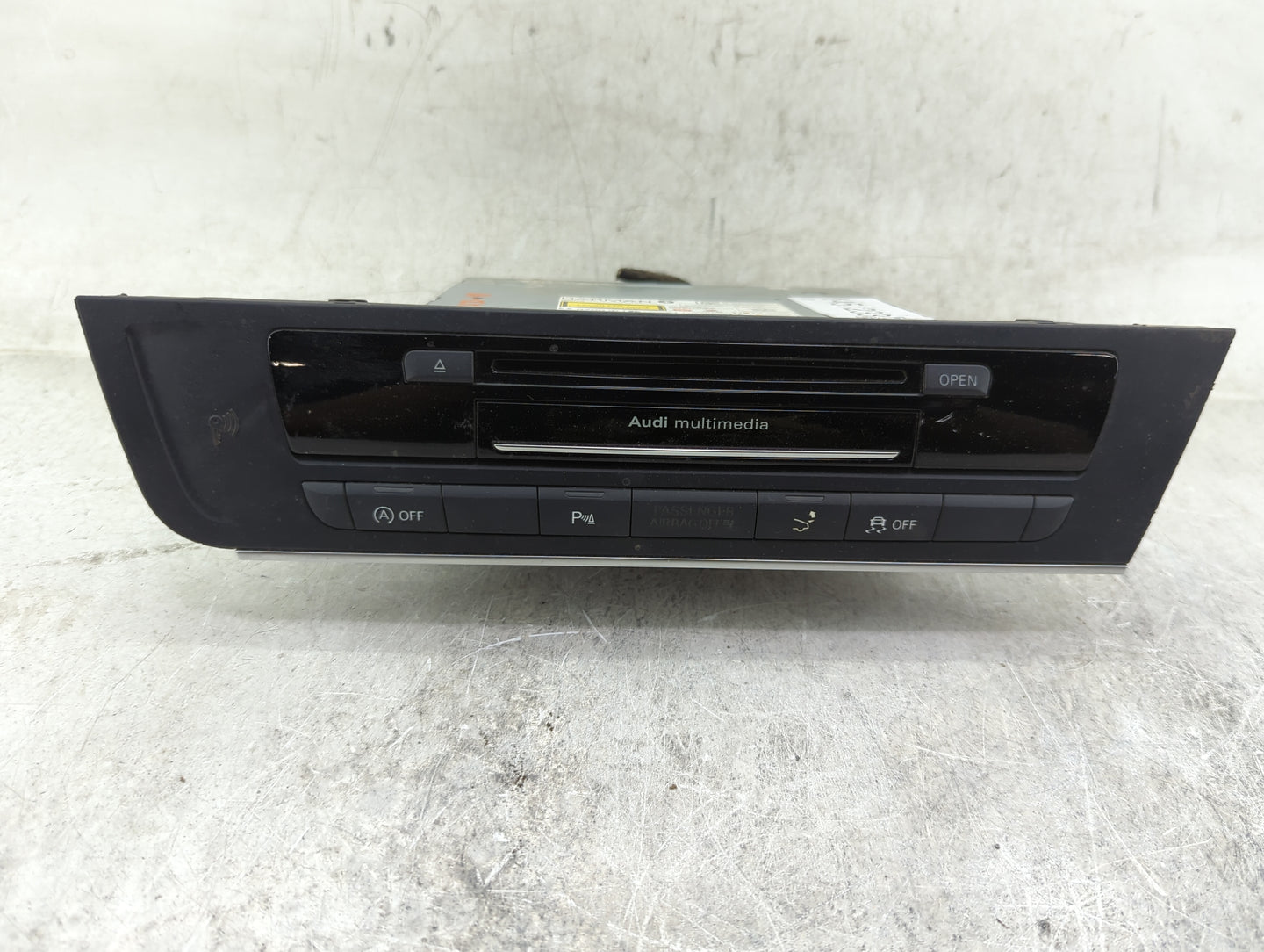 2012-2013 Audi A7 Radio AM FM Cd Player Receiver Replacement P/N:4G0035746B 4G0035746B Fits Fits 2012 2013 2014 2015 OEM Use