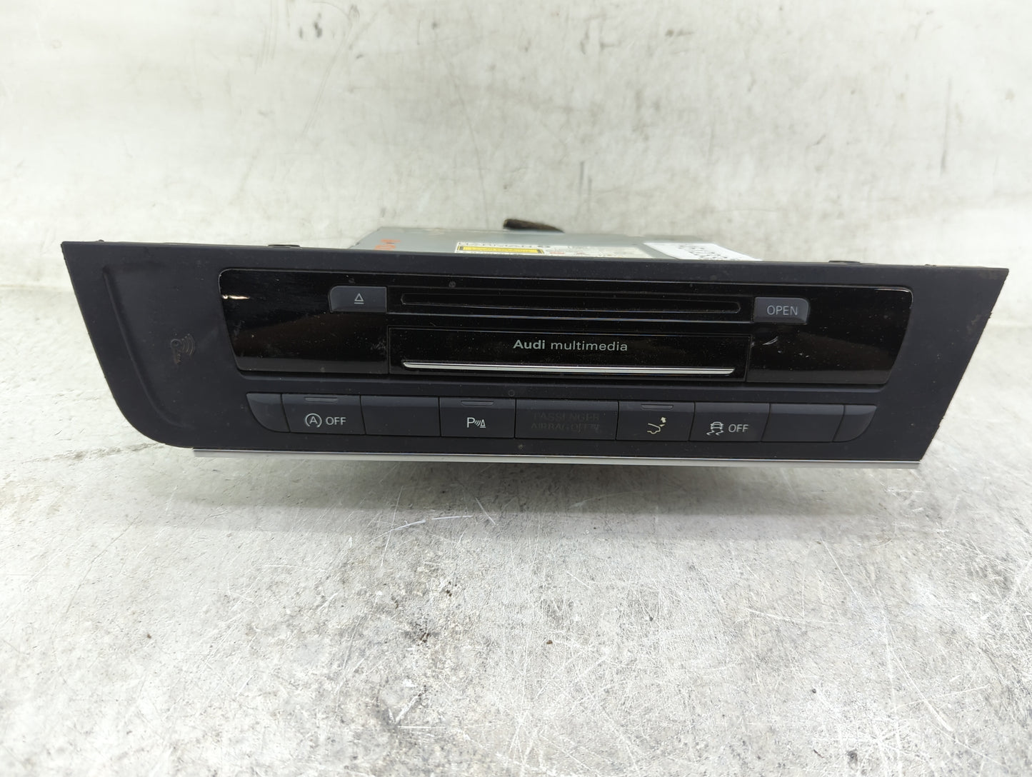 2012-2013 Audi A7 Radio AM FM Cd Player Receiver Replacement P/N:4G0035746B 4G0035746B Fits Fits 2012 2013 2014 2015 OEM Use