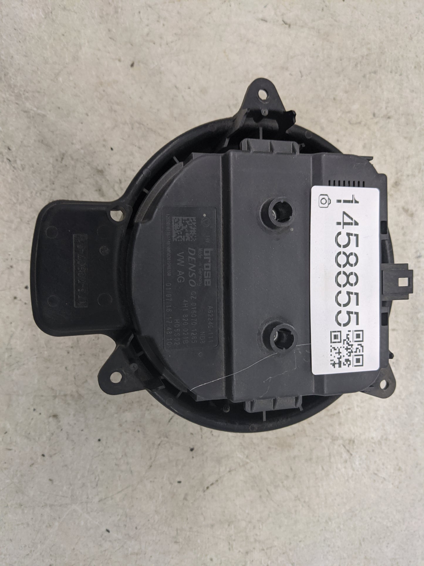 2012-2018 Audi A7 Heater AC Blower Motor P/N:A62240-111 4H1820021B Fits Fits 2011 2012 2013 2014 2015 2016 2017 2018 OEM Use