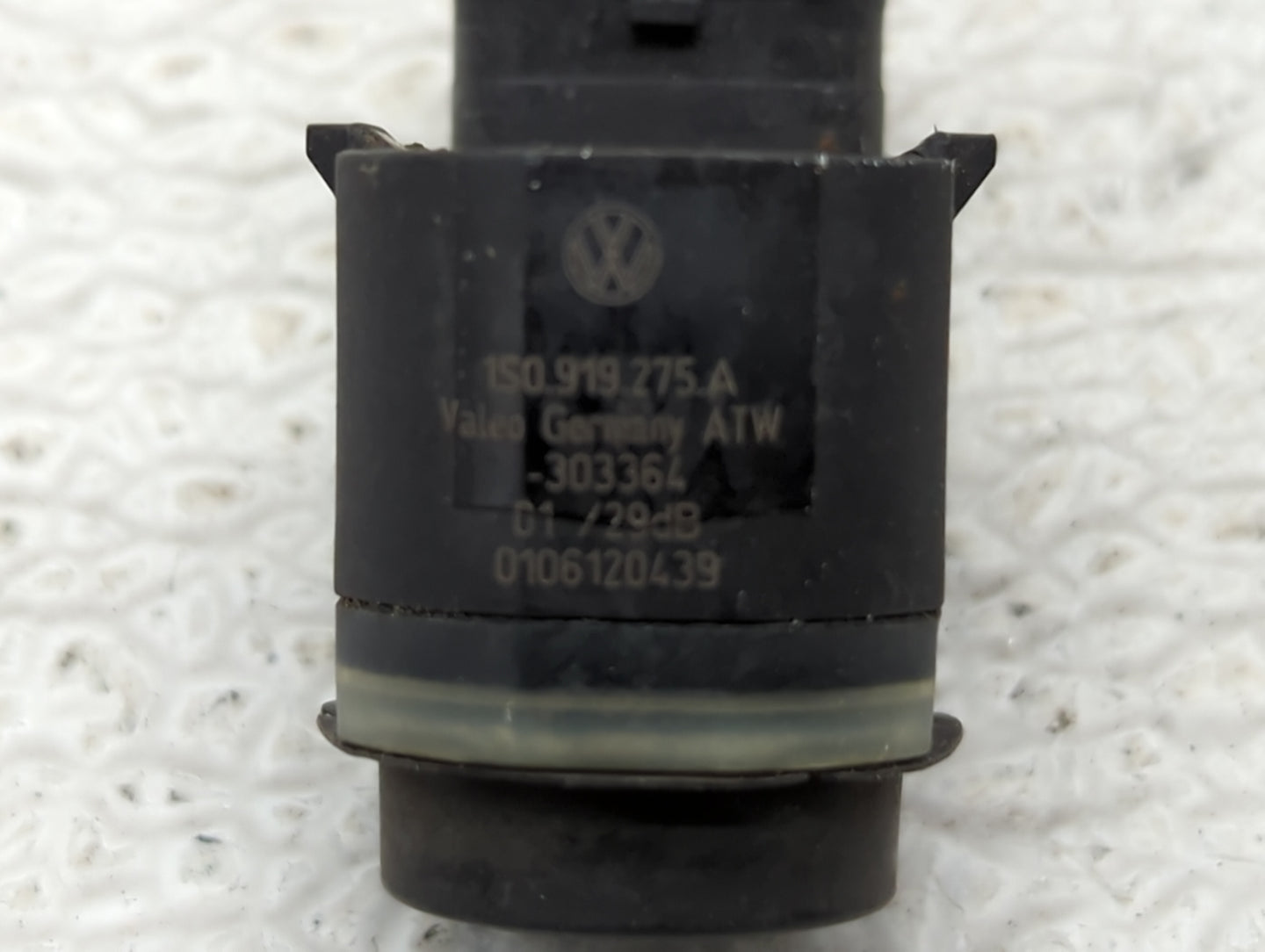 2013 Audi A8 Front Park Assist Sensor Black - Oemusedautoparts1.com
