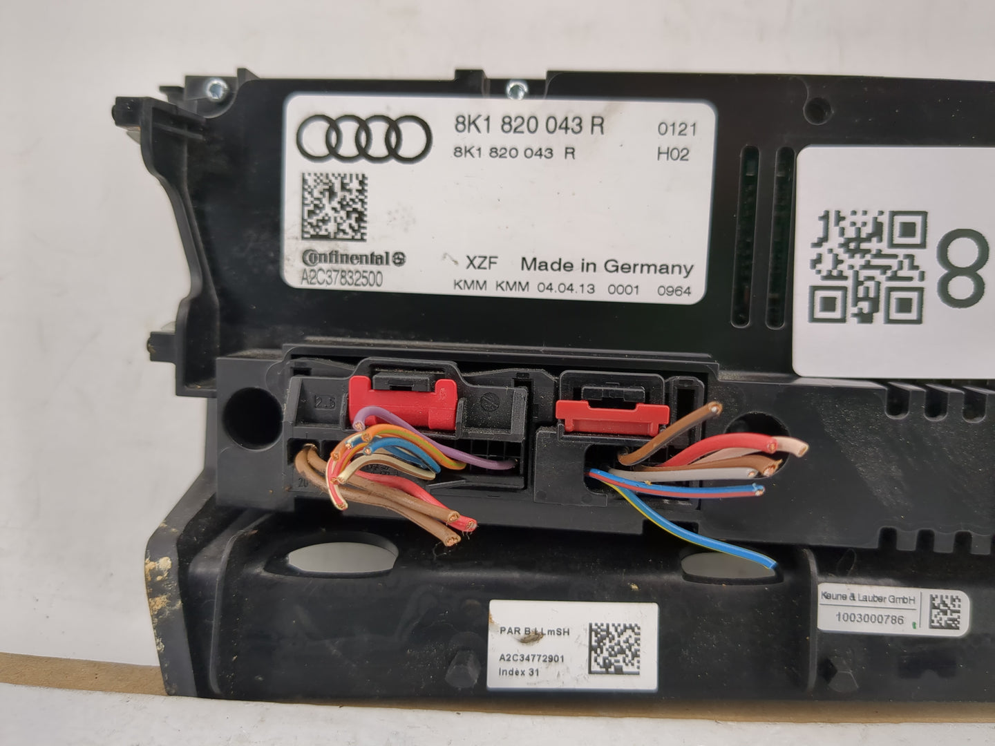 2013 Audi Allroad Quattro Climate Control Module Temperature AC/Heater Replacement P/N:8K1 820 043 R Fits Fits 2014 2015 201