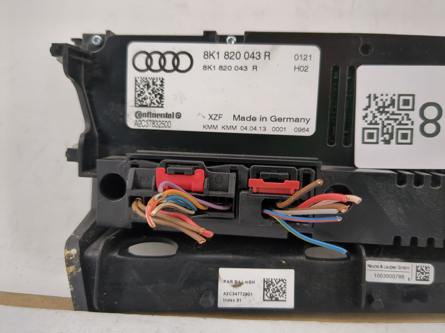 2013 Audi Allroad Quattro Climate Control Module Temperature AC/Heater Replacement P/N:8K1 820 043 R Fits Fits 2014 2015 201