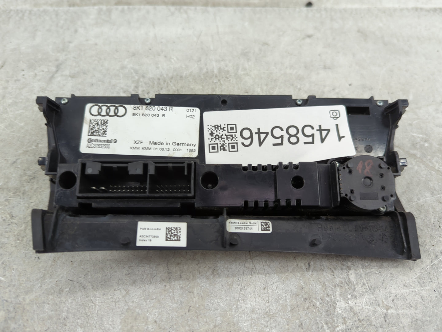 2013 Audi Allroad Quattro Climate Control Module Temperature AC/Heater Replacement P/N:8K1 820 043 R Fits Fits 2014 2015 201