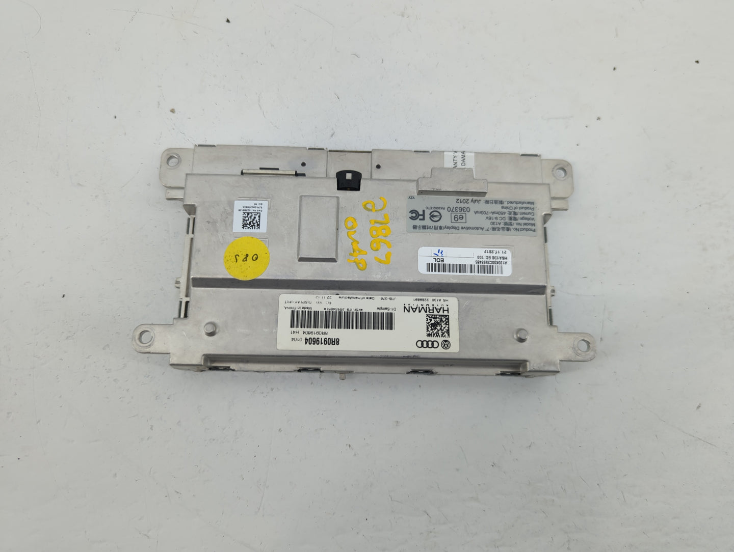 2013-2017 Audi Q5 Information Display Screen - Oemusedautoparts1.com
