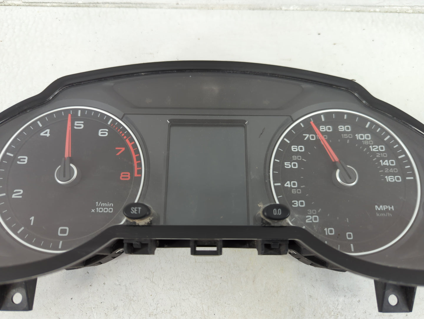 2013 Audi Q5 Instrument Cluster Speedometer Gauges P/N:8R0 920 950 G Fits OEM Used Auto Parts - Oemusedautoparts1.com