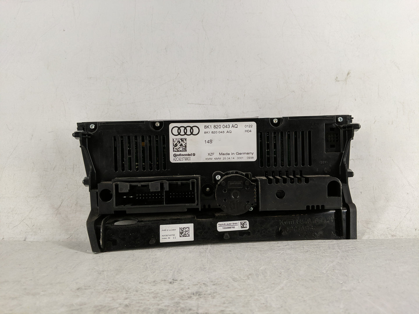 2013-2017 Audi Q5 Climate Control Module Temperature AC/Heater Replacement P/N:8K1 820 043 AQ Fits Fits 2013 2014 2015 2016 