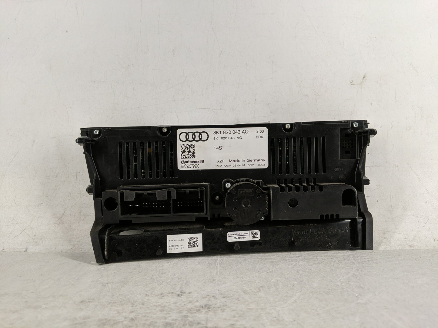 2013-2017 Audi Q5 Climate Control Module Temperature AC/Heater Replacement P/N:8K1 820 043 AQ Fits Fits 2013 2014 2015 2016 