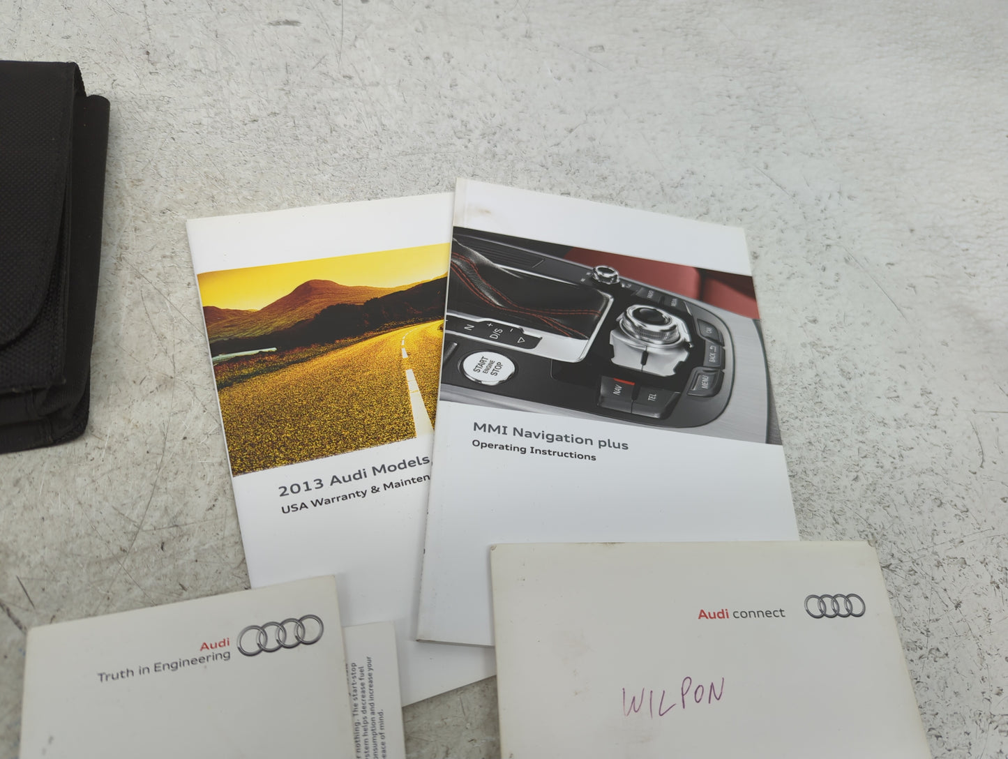 2013 Audi Q5 Owners Manual Book Guide P/N:1325618RB23 OEM Used Auto Parts - Oemusedautoparts1.com