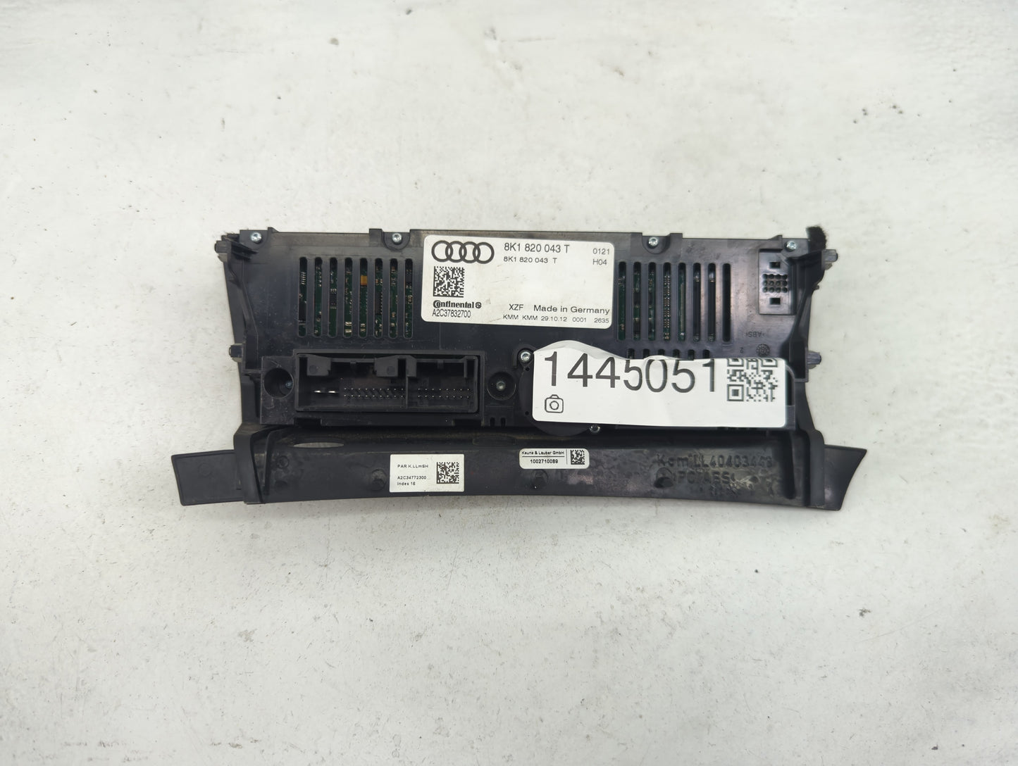 2013-2017 Audi Q5 Climate Control Module Temperature AC/Heater Replacement P/N:8K1820043T A2C37832700 Fits OEM Used Auto Par