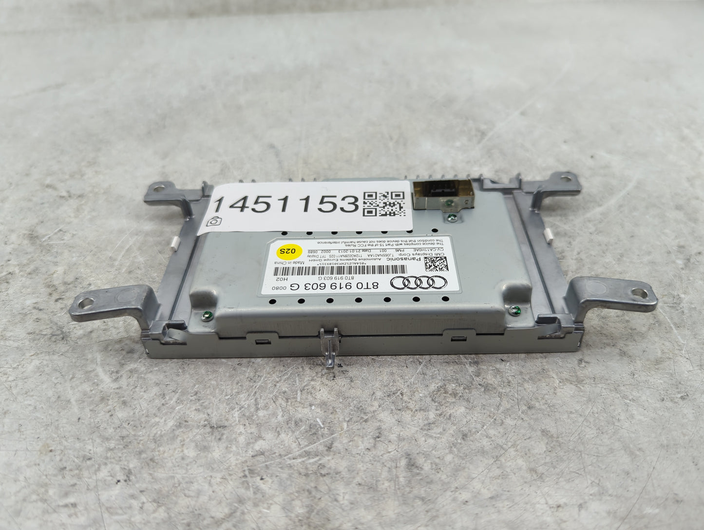 2009-2017 Audi Q5 Information Display Screen 1451153 - Oemusedautoparts1.com