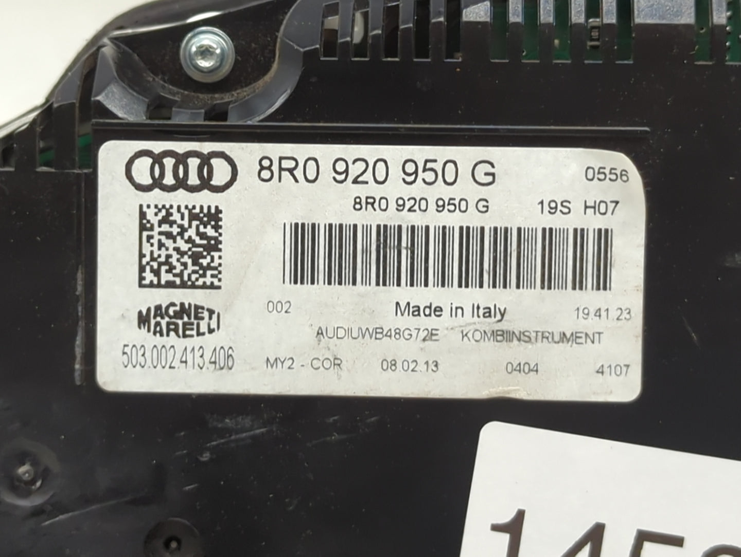 2013 Audi Q5 Instrument Cluster Speedometer Gauges P/N:8R0920950G 503002413406 Fits OEM Used Auto Parts - Oemusedautoparts1.