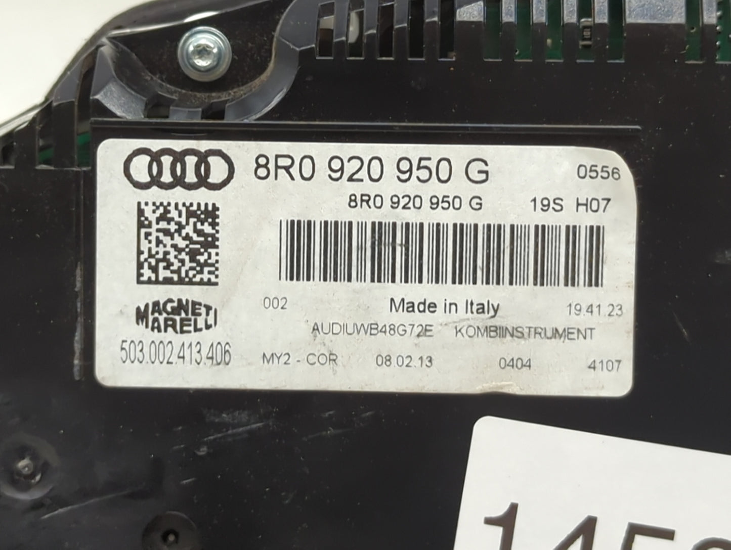 2013 Audi Q5 Instrument Cluster Speedometer Gauges P/N:8R0920950G 503002413406 Fits OEM Used Auto Parts - Oemusedautoparts1.