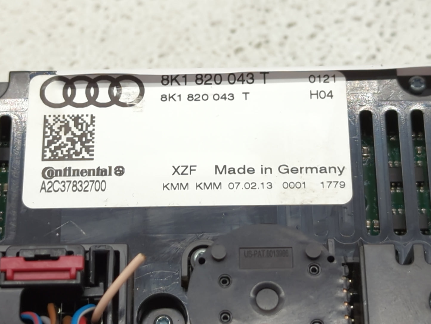 2013-2017 Audi Q5 Climate Control Module Temperature AC/Heater Replacement P/N:8K1 820 043 T Fits Fits 2013 2014 2015 2016 2