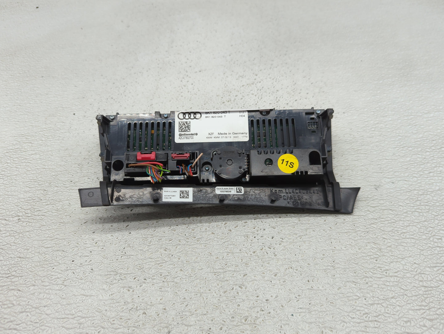 2013-2017 Audi Q5 Climate Control Module Temperature AC/Heater Replacement P/N:8K1 820 043 T Fits Fits 2013 2014 2015 2016 2