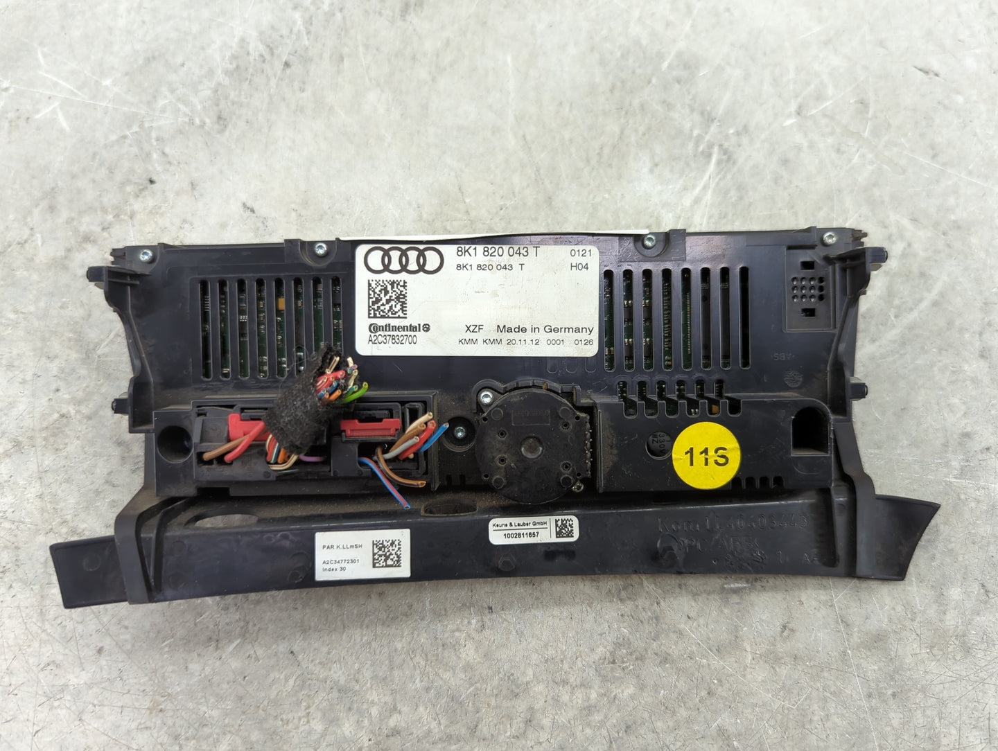 2013-2017 Audi Q5 Climate Control Module Temperature AC/Heater Replacement P/N:8K1 820 043 T Fits Fits 2013 2014 2015 2016 2