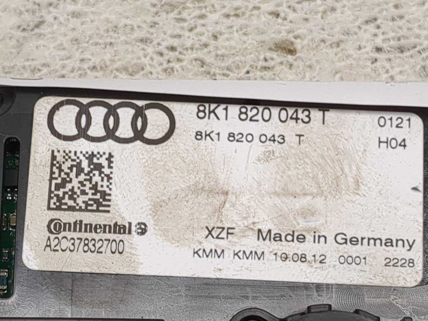 2013-2017 Audi Q5 Climate Control Module Temperature AC/Heater Replacement P/N:8K1 820 043 T Fits Fits 2013 2014 2015 2016 2