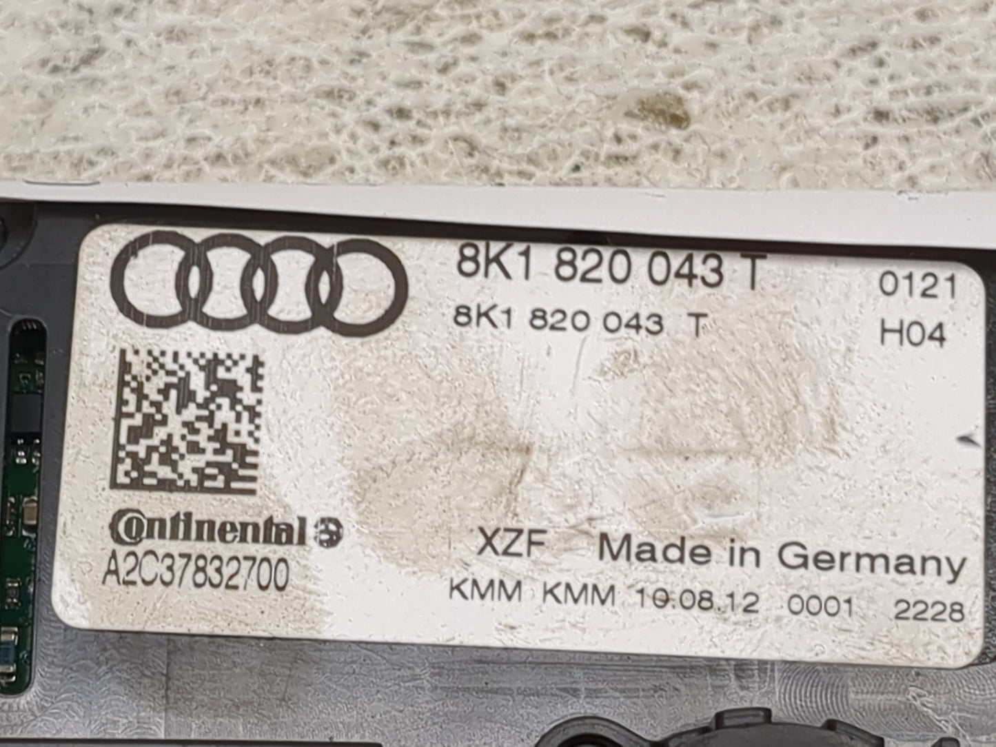 2013-2017 Audi Q5 Climate Control Module Temperature AC/Heater Replacement P/N:8K1 820 043 T Fits Fits 2013 2014 2015 2016 2