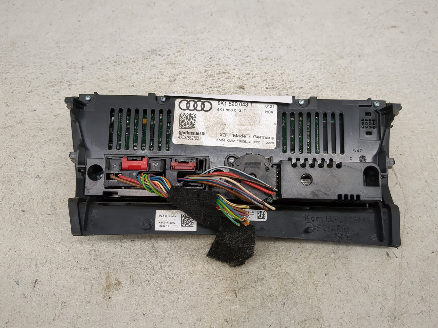 2013-2017 Audi Q5 Climate Control Module Temperature AC/Heater Replacement P/N:8K1 820 043 T Fits Fits 2013 2014 2015 2016 2