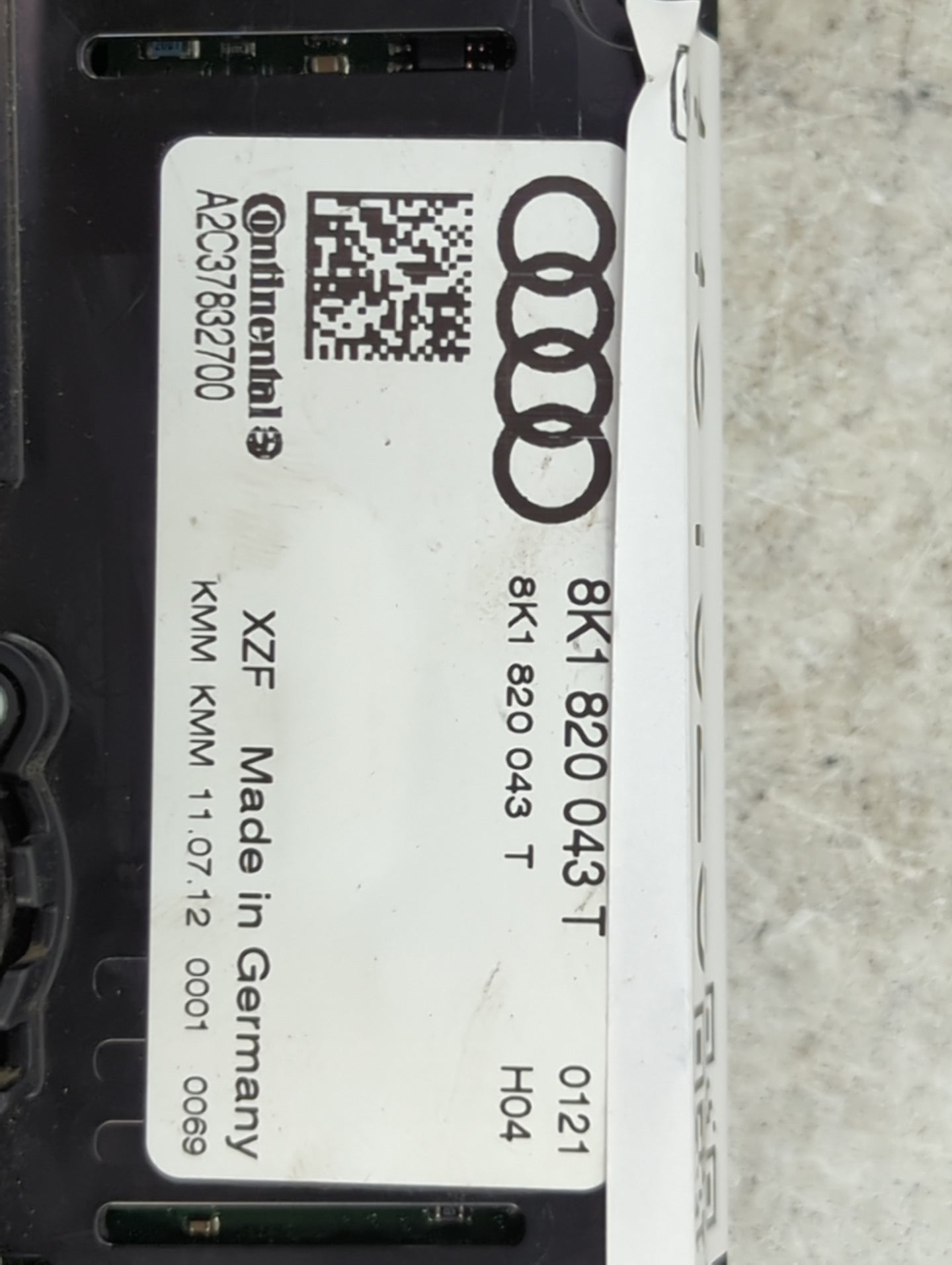 2013-2017 Audi Q5 Climate Control Module Temperature AC/Heater Replacement P/N:8K1820043T A2C37832700 Fits OEM Used Auto Par
