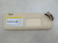 2013 Audi Q5 Sun Visor Shade Replacement Passenger Right Mirror Fits OEM Used Auto Parts - Oemusedautoparts1.com