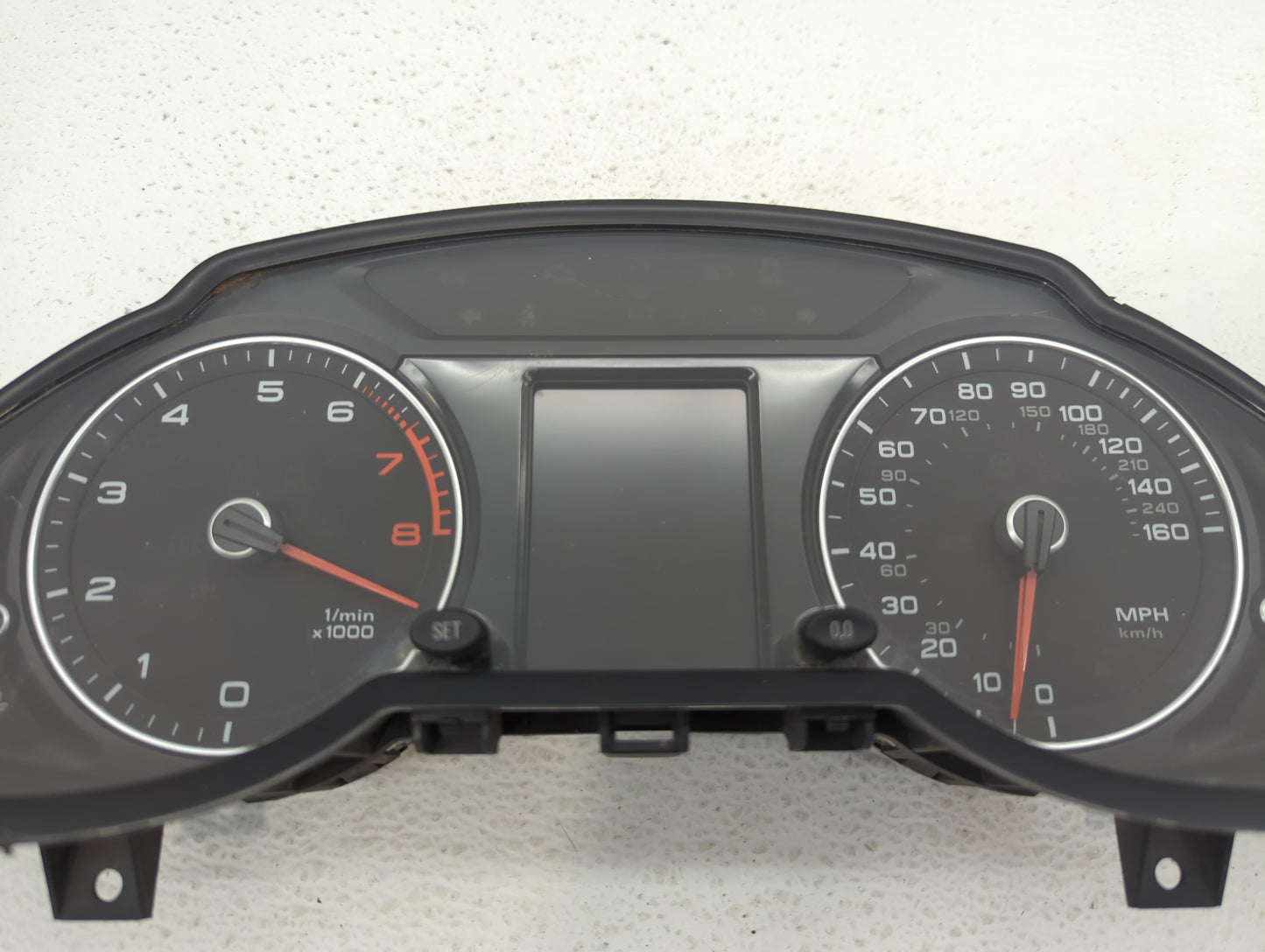 2013 Audi Q5 Instrument Cluster Speedometer Gauges P/N:8R0 920 980 T Fits OEM Used Auto Parts - Oemusedautoparts1.com